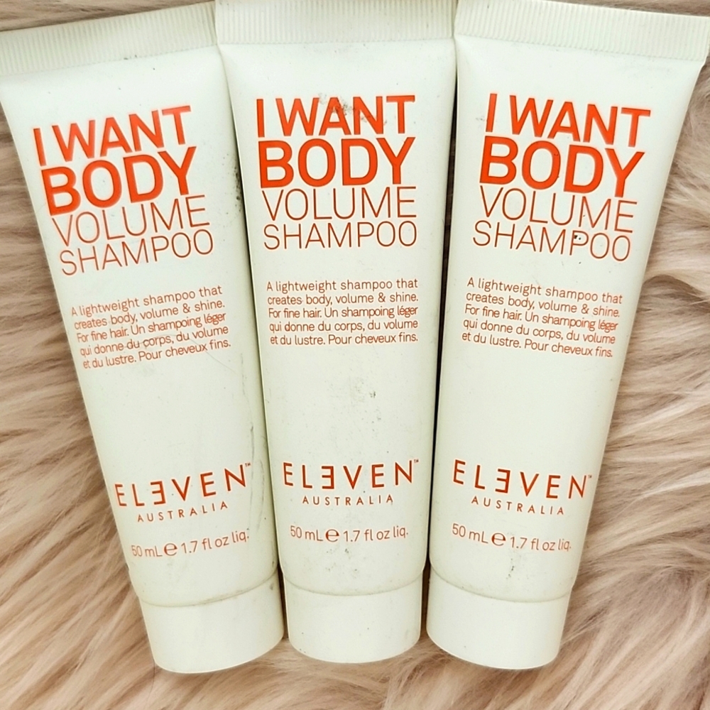 Brand New 3CT BUNDLE TRAVEL I WANT BODY VOLUME SHAMPOO